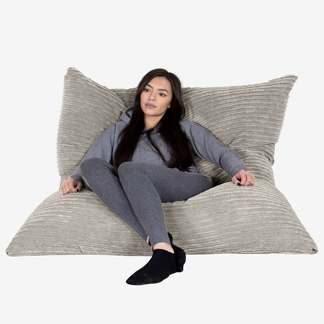 XL Pillow Beanbag - Cord Mink 02
