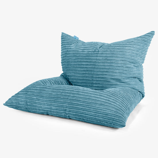 Junior Children's Beanbag 2-14 yr - Cord Aegean Blue 01