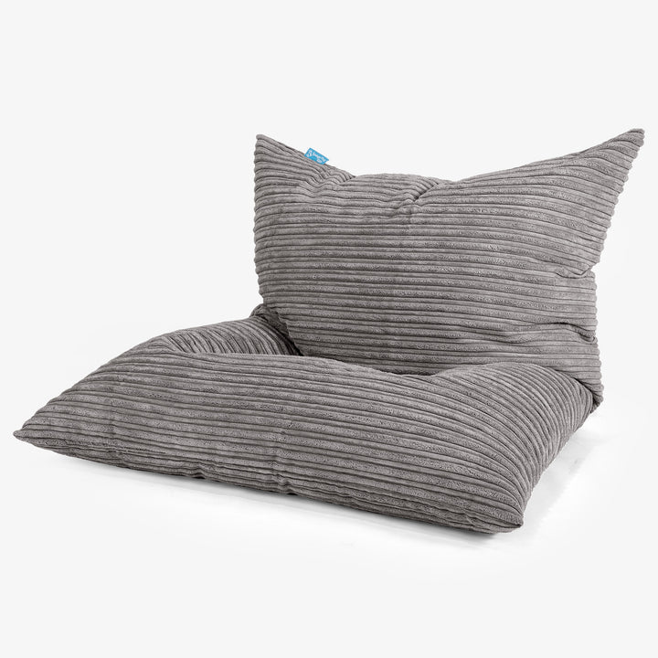 Junior Children's Beanbag 2-14 yr - Cord Graphite Grey 01