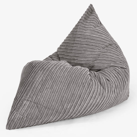 Junior Children's Beanbag 2-14 yr - Cord Graphite Grey 02