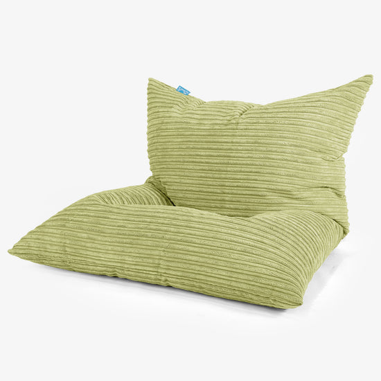 Junior Children's Beanbag 2-14 yr - Cord Lime Green 01