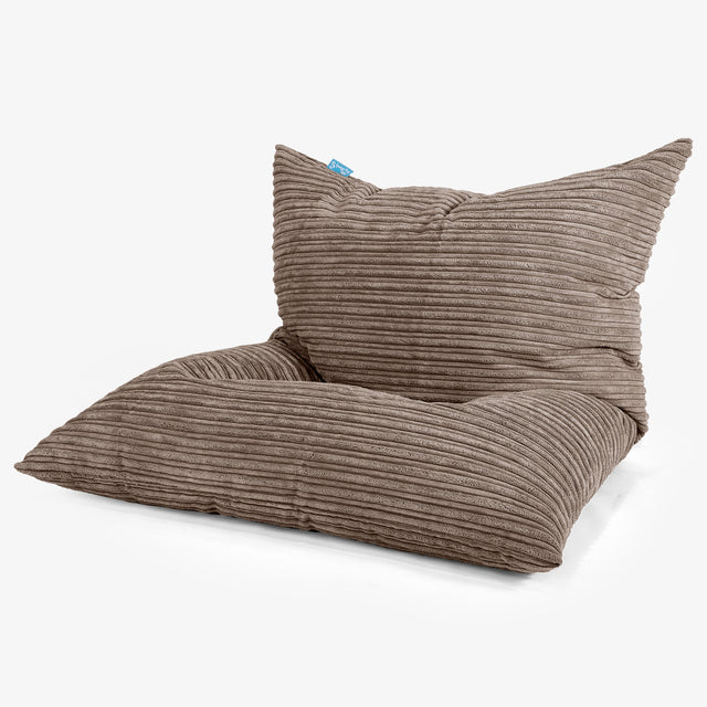 Junior Children's Beanbag 2-14 yr - Cord Mocha Brown 01