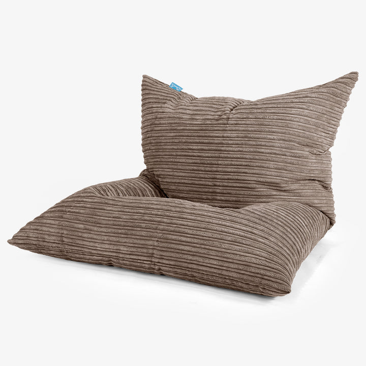 Junior Children's Beanbag 2-14 yr - Cord Mocha Brown 01
