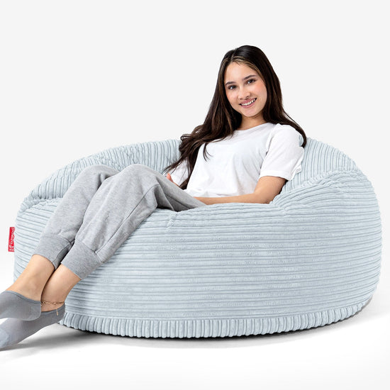 Mammoth Bean Bag Sofa - Cord Baby Blue 04