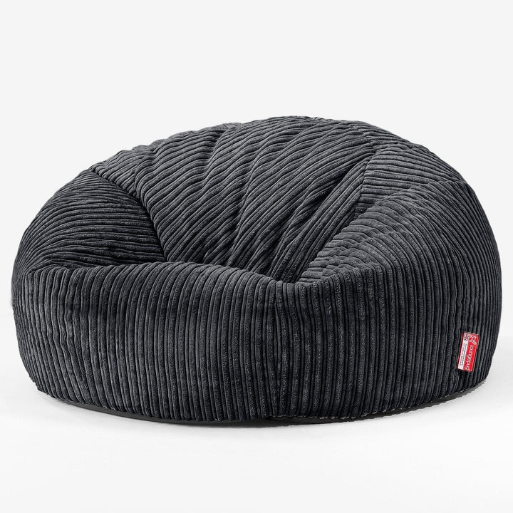 Classic Sofa Bean Bag - Cord Black 01