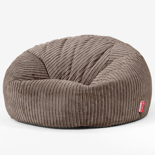 Classic Sofa Bean Bag - Cord Mocha Brown 01