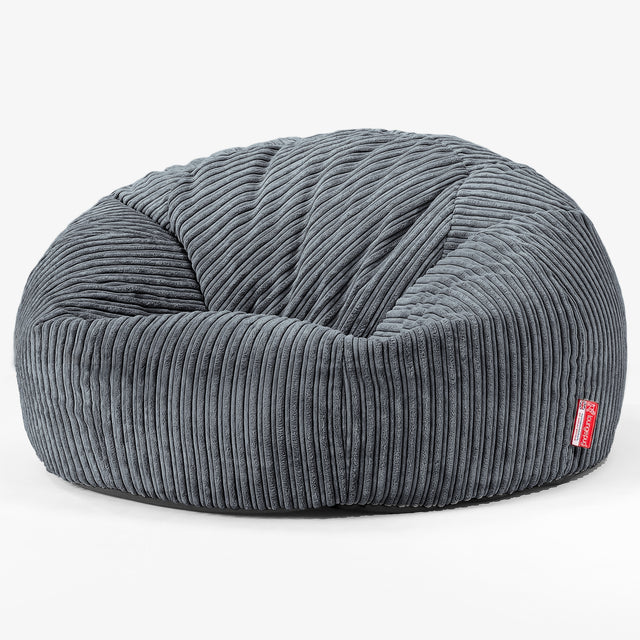 Classic Sofa Bean Bag - Cord Steel Grey 01