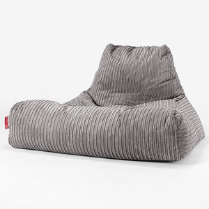 Mega Lounger Bean Bag - Cord Graphite Grey