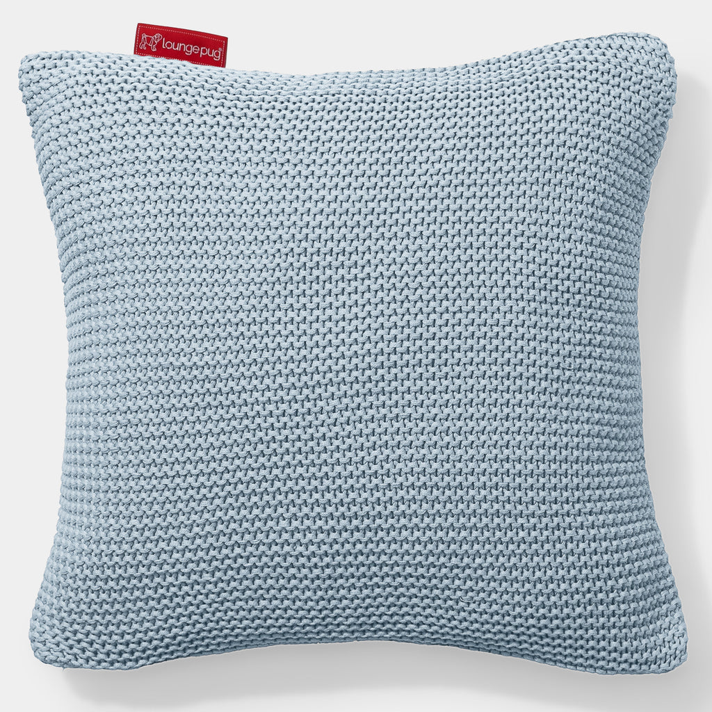 Scatter Cushion 45 x 45cm - 100% Cotton Ellos Misty Blue 01
