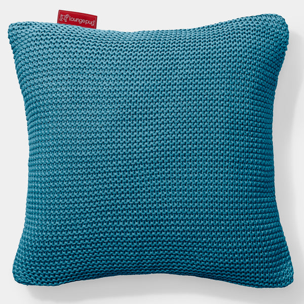 Scatter Cushion 45 x 45cm - 100% Cotton Ellos Petrol Blue 01
