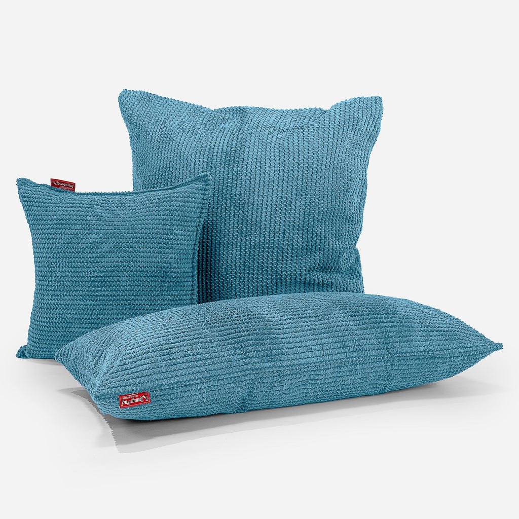 Extra Large Scatter Cushion 70 x 70cm - Pom Pom Aegean Blue 04