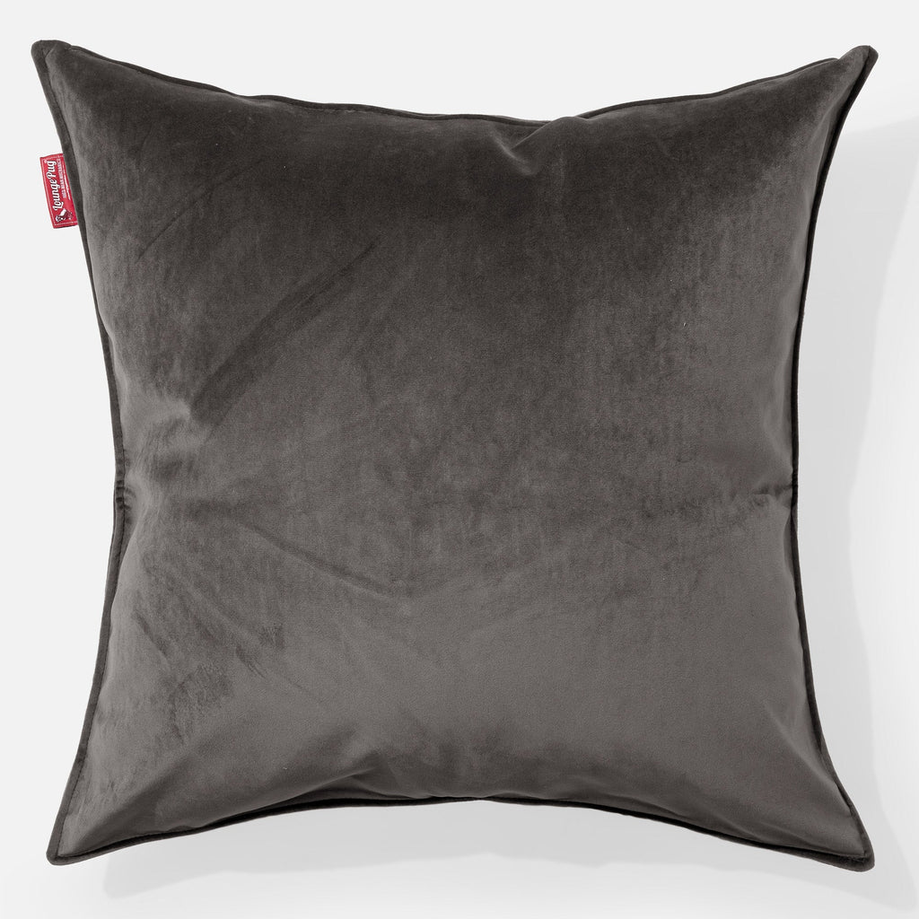 Extra Large Scatter Cushion 70 x 70cm - Velvet Graphite Grey 01