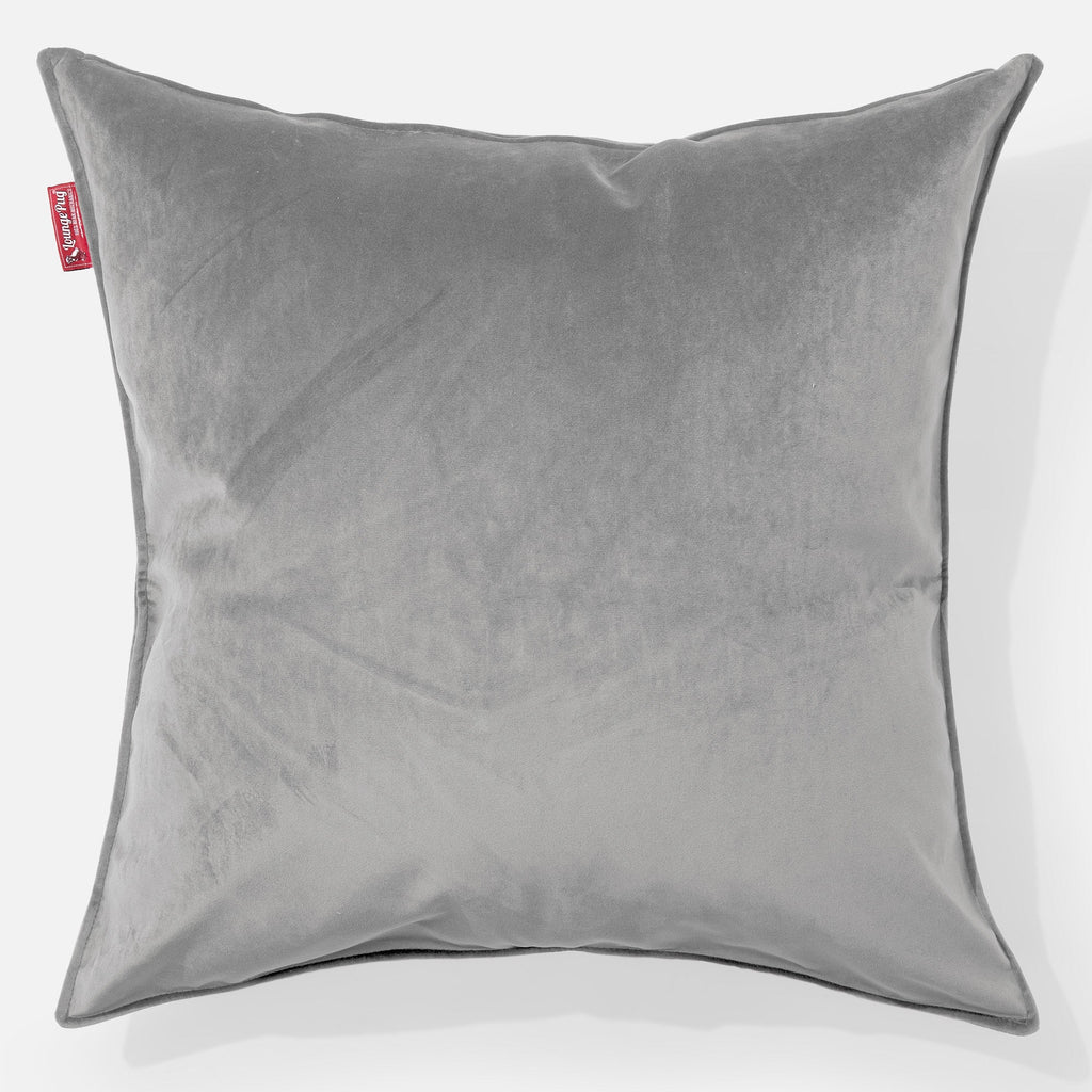 Extra Large Scatter Cushion 70 x 70cm - Velvet Silver 01