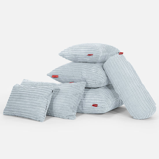 Extra Large Cushion 70 x 70cm - Cord Baby Blue 04