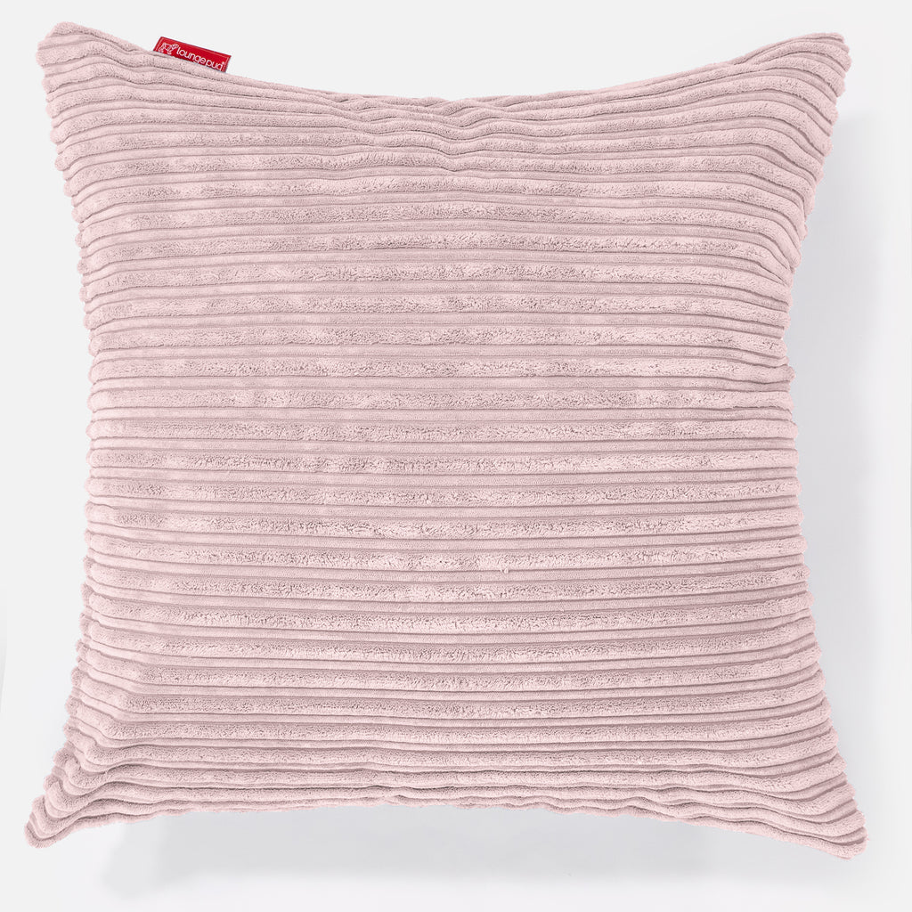 Extra Large Cushion 70 x 70cm - Cord Blush Pink 01