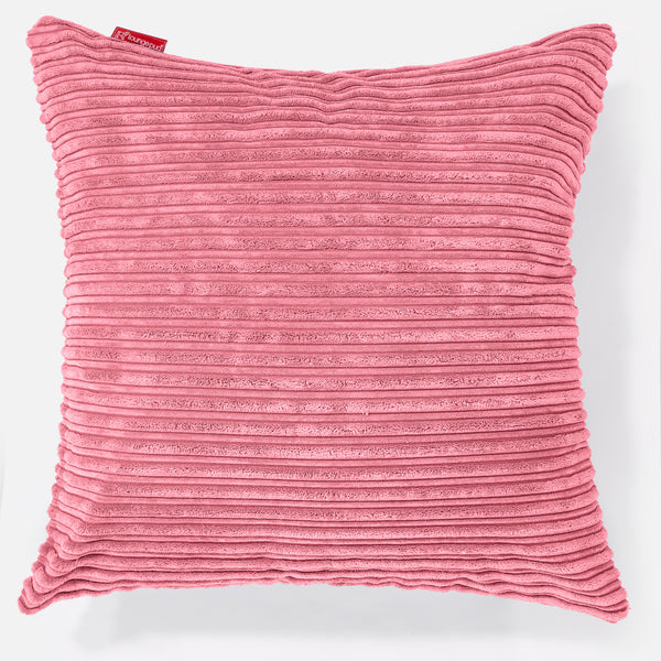 Extra Large Cushion 70 x 70cm - Cord Coral Pink 01