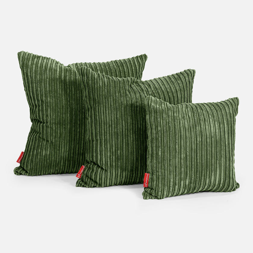 Large best sale green pillows