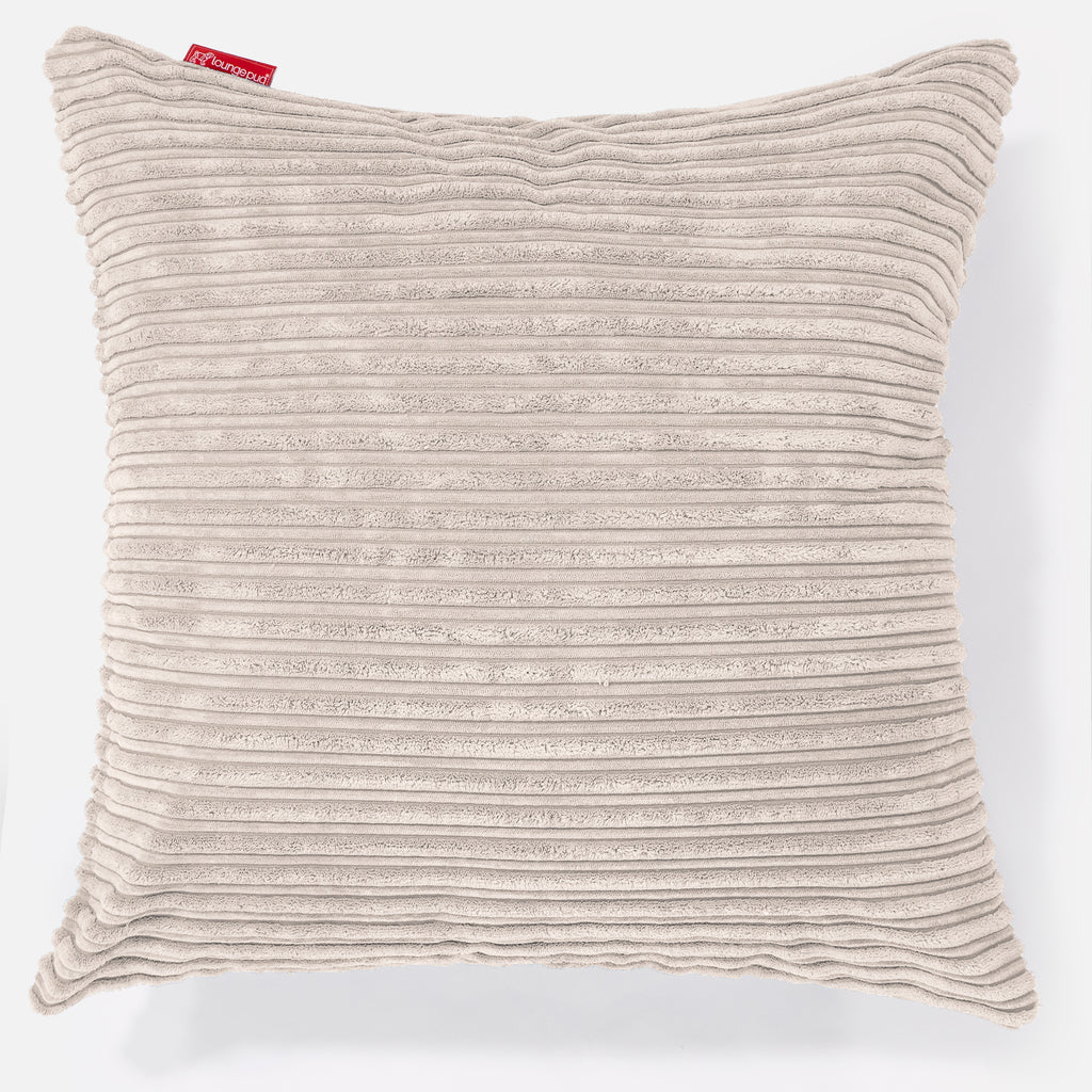 Extra Large Cushion 70 x 70cm - Cord Ivory 01