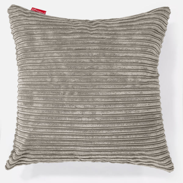 Extra Large Cushion 70 x 70cm - Cord Mink 01