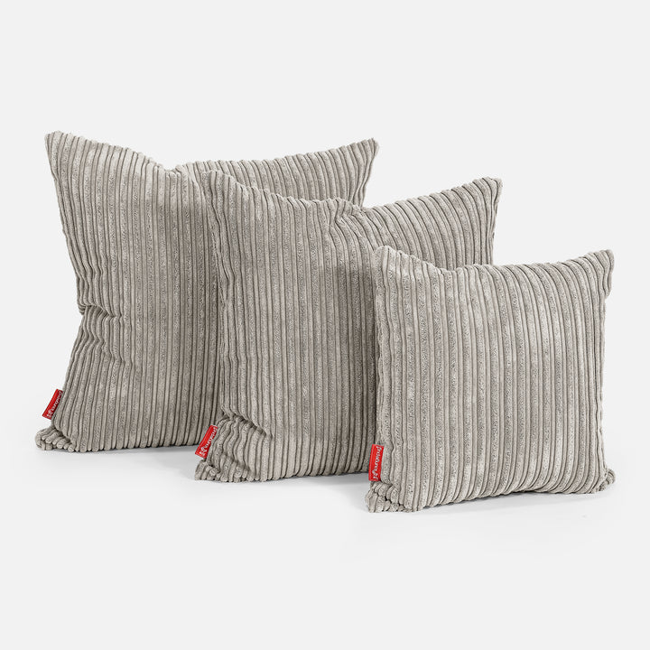 Extra Large Cushion 70 x 70cm - Cord Mink 02