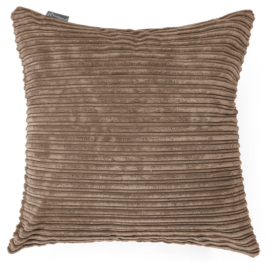 Extra Large Cushion 70 x 70cm - Cord Mocha Brown 01
