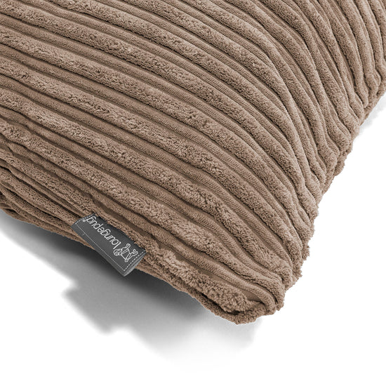 Extra Large Cushion 70 x 70cm - Cord Mocha Brown 03