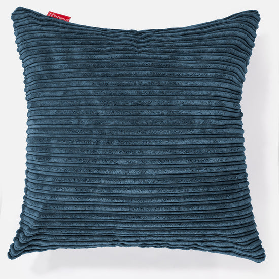 Extra Large Cushion 70 x 70cm - Cord Navy Blue 01