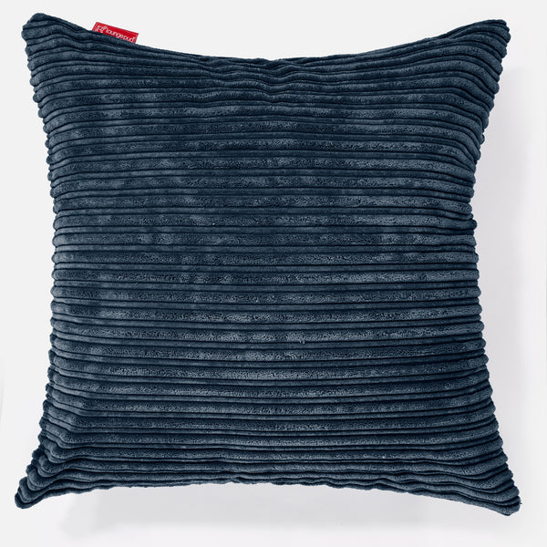 Extra Large Cushion 70 x 70cm - Cord Navy Blue 01