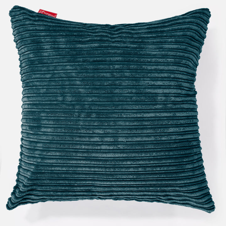 Lounge Pug Extra Large Scatter Cushion 70 X 70cm Cord Teal Blue Decorative Pillow Square Sofa Cushions Big Bertha Original IE