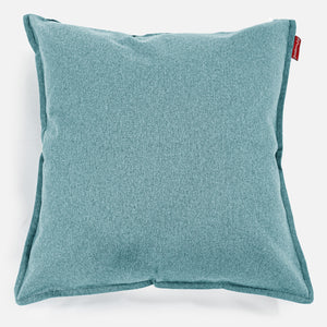 Extra Large Throw Pillow Cover 70 x 70cm - Interalli Wool Aqua