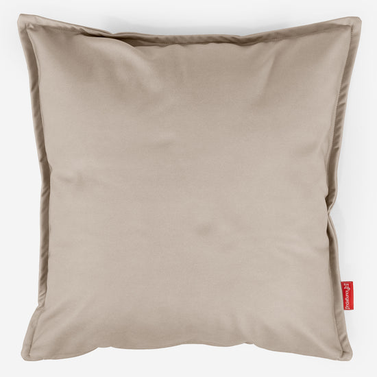 Extra Large Scatter Cushion Cover 70 x 70cm - Vegan Leather Ivory 01