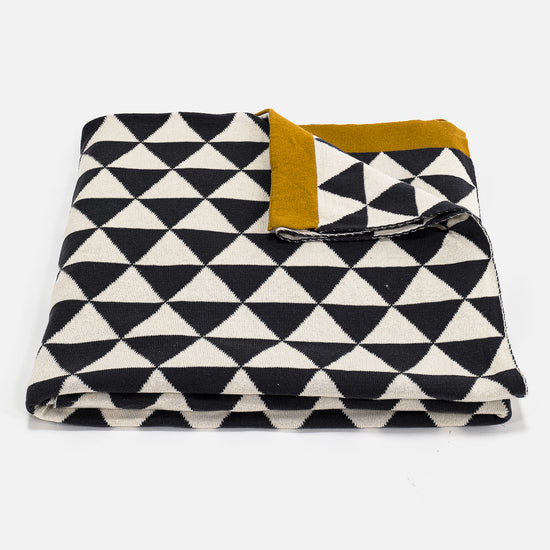 Throw / Blanket - 100% Cotton Geo 01