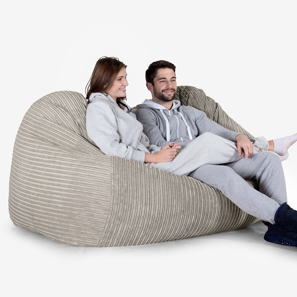 Amazon.com: 4.5Ft Bean Bag Chair/Bed Transformable Giant with Washable  Plush Velvet Cover - Perfect for Adults, Couples, and Families - Giant Bean  Bag Chairs(Grey, Full) : Home & Kitchen