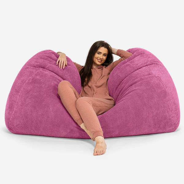 Huge Bean Bag Sofa - Pom Pom Pink 02