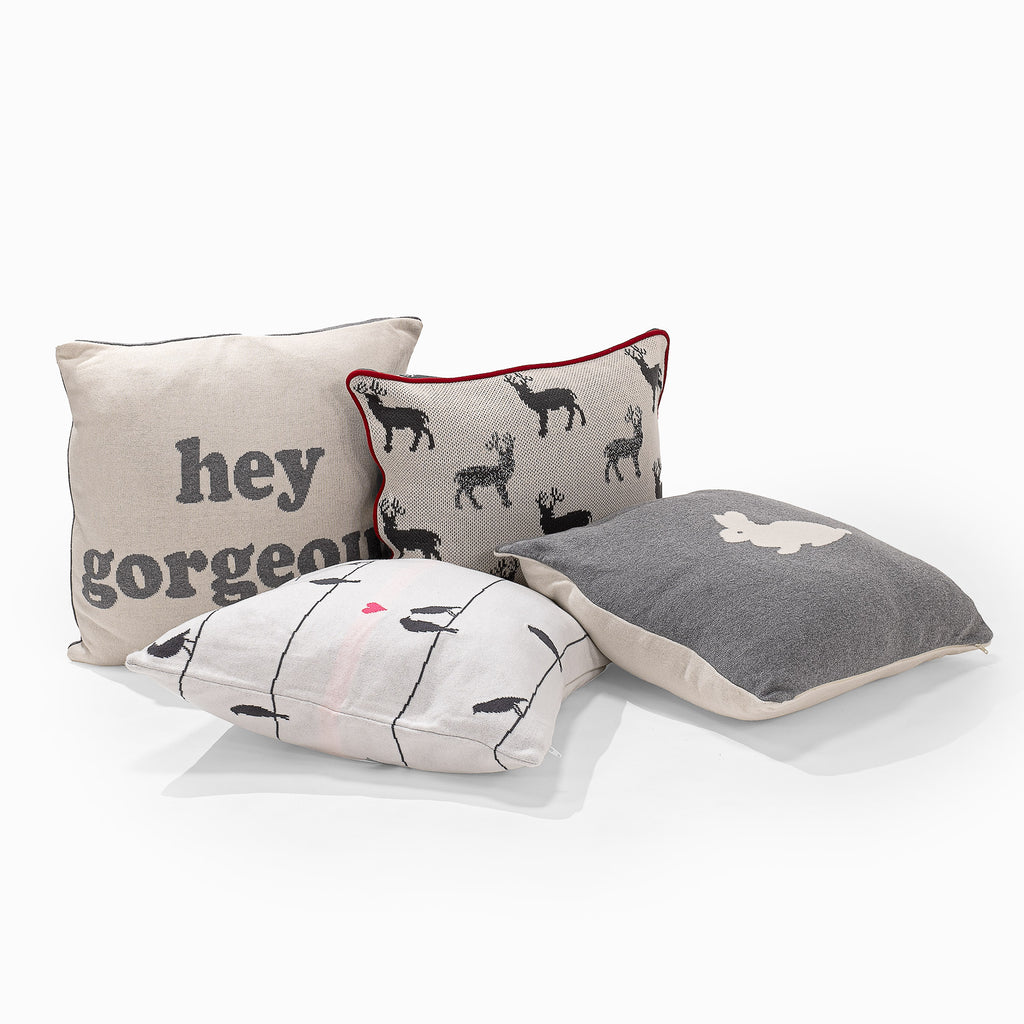 Scatter Cushion 45 x 45cm - 100% Cotton Hey Gorgeous 05