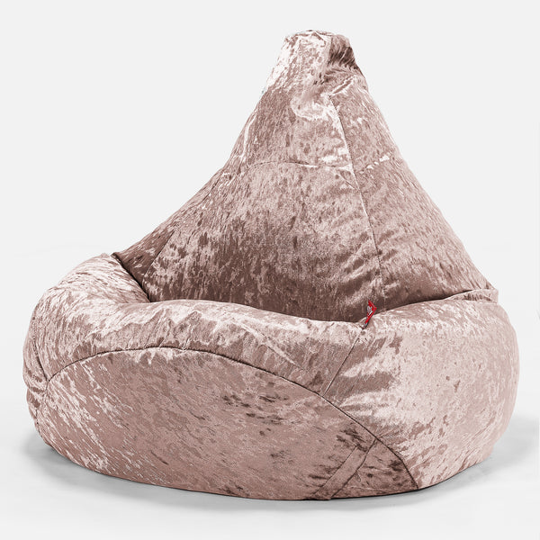 Highback Bean Bag Chair - Vintage Truffle 01
