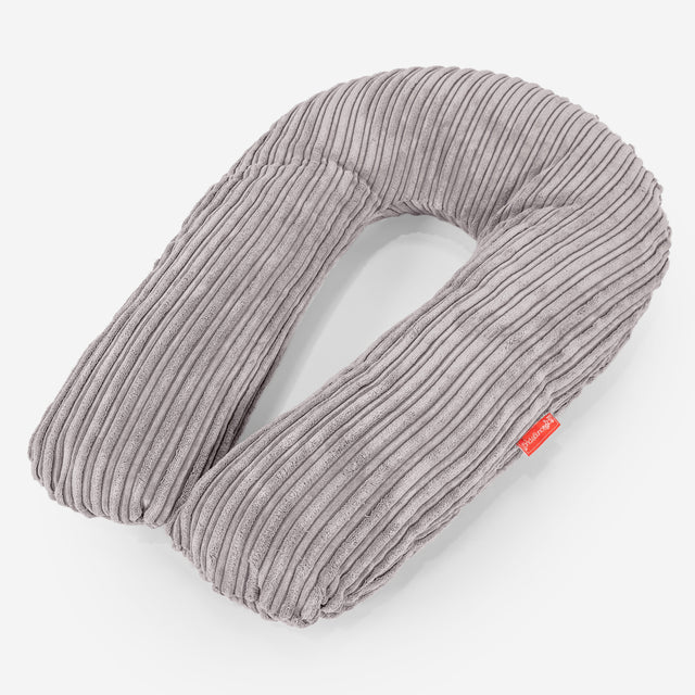 Hug Pillow - Cord Aluminium Silver 01