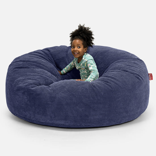 Huge Family Sized Kids' Bean Bag 3-14 yr - Pom Pom Purple 01