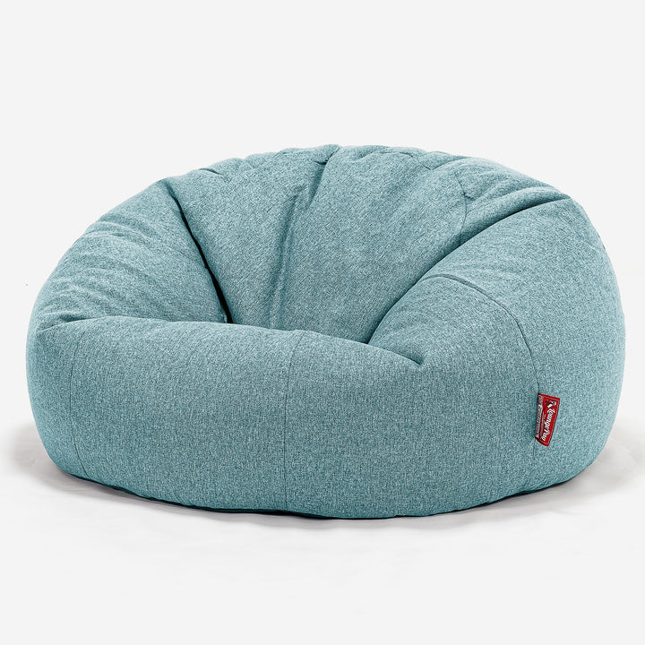 Classic Sofa Bean Bag - Interalli Wool Aqua 01