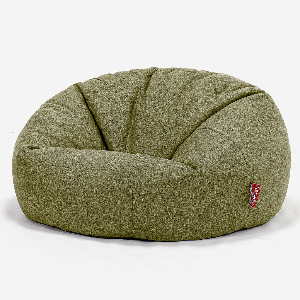 Classic Sofa Bean Bag - Interalli Wool Lime Green 01