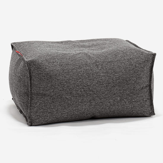 Small Footstool - Interalli Wool Grey 01