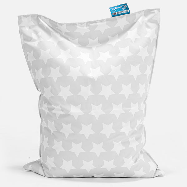 Children's Beanbag Pillow - Print Grey Star 01