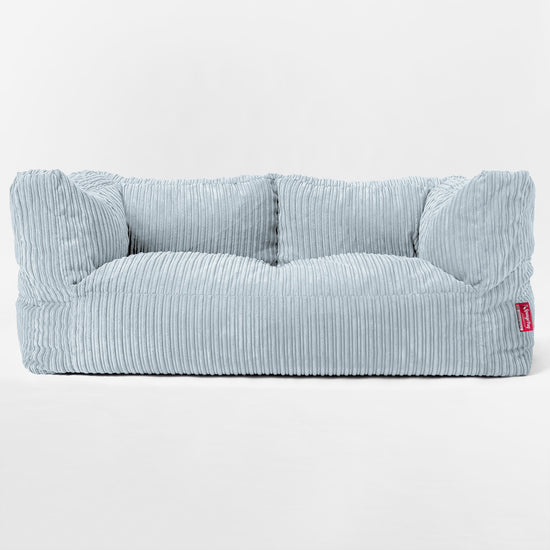 Kids' Giant Albert Sofa 2 Seater 3-14 yr - Cord Baby Blue 03