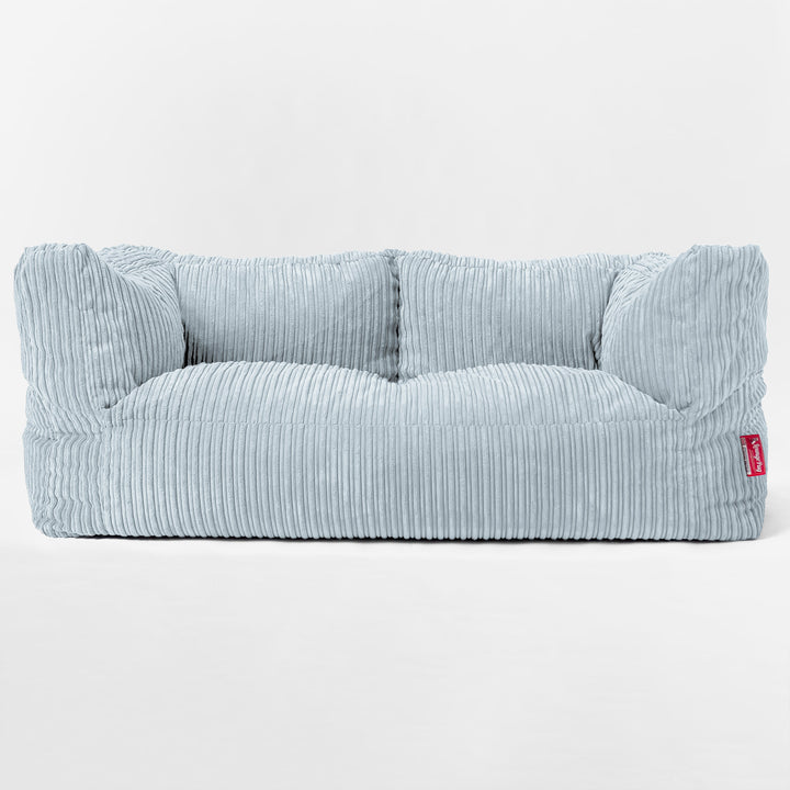 Kids' Giant Albert Sofa 2 Seater 3-14 yr - Cord Baby Blue 03
