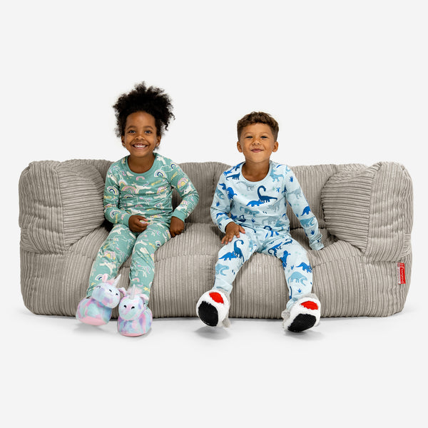 Kids' Giant Albert Sofa 2 Seater 3-14 yr - Cord Mink 01