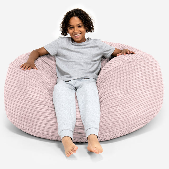 Ultra Comfy Kids' Super Sized Bean Bag 6-14 yr - Cord Blush Pink 01