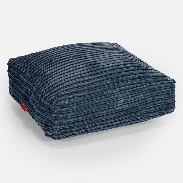 Large Floor Cushion - Cord Navy Blue 01