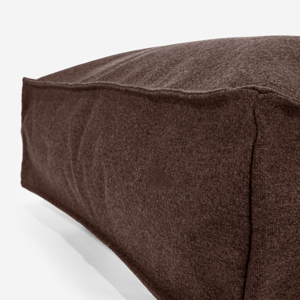 Large Floor Cushion - Interalli Wool Brown 02