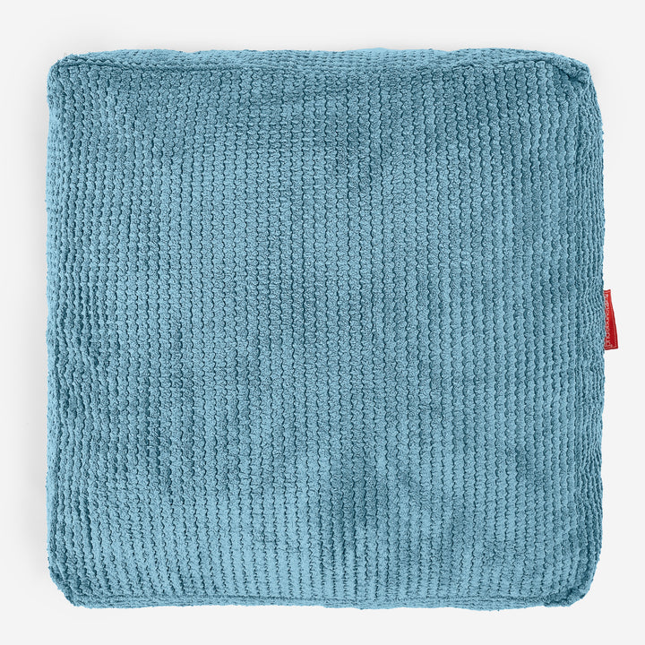 Large Floor Cushion - Pom Pom Aegean Blue 03