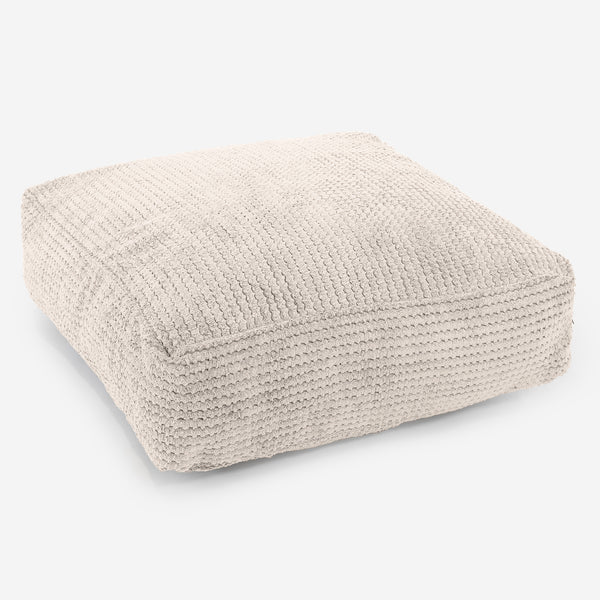 Large Floor Cushion - Pom Pom Ivory 01